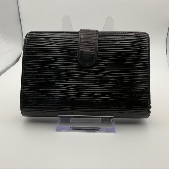 Louis Vuitton Handbags - Louis Vuitton Black Epi Leather French Purse Wallet Gold | Women’s | Used |